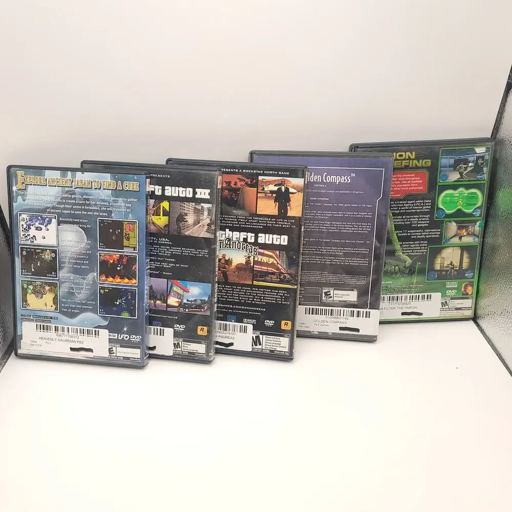 Playstation 2 Lot of 25 Socom Stuntman Grand Theft Auto 007 Syphon Filter
